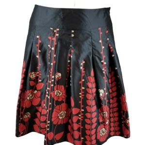 Mossimo women's black multi color skirt size 16